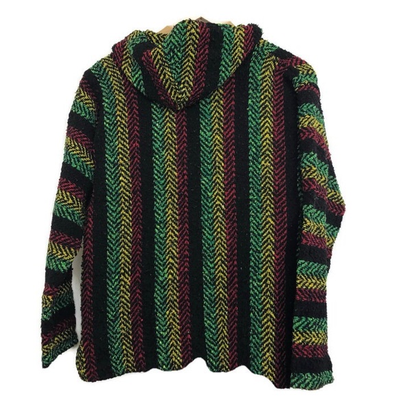 Earth Ragz Rasta Hoodie Medium - Picture 2 of 7